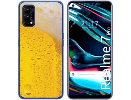 Carcasa Realme 7 Pro TUMUNDOSMARTPHONE Cerveza Multicolor