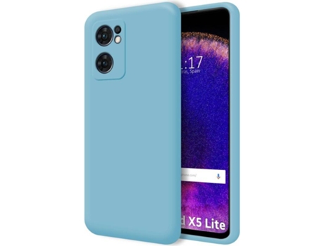 Carcasa para Oppo Find X5 Lite 5G TUMUNDOSMARTPHONE Silicona Líquida Azul