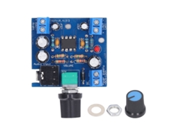 Placa Amplificadora De Audio De Doble Canal De 15 W Con Control De Volumen, Módulo De Alimentación De 5-12 V Cc