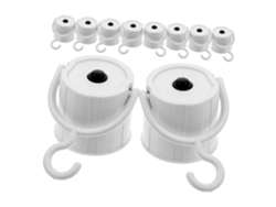 Portalámparas E27 Lighting, Juego De 10 Portalámparas De Repuesto Para Bombillas Led Con Piezas De Repuesto.