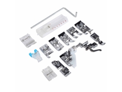 TRUYUETY 14 Unidades de Prensatelas de Acero Inoxidable para Máquina de Coser con Barra Guía
