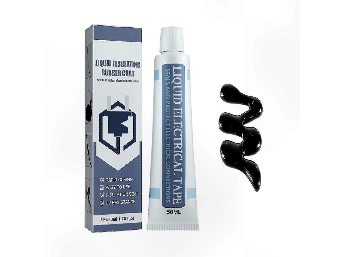 Cinta aislante resistente al calor, 50 ml, impermeable e ignífuga, para aplicaciones eléctricas. Rosewell