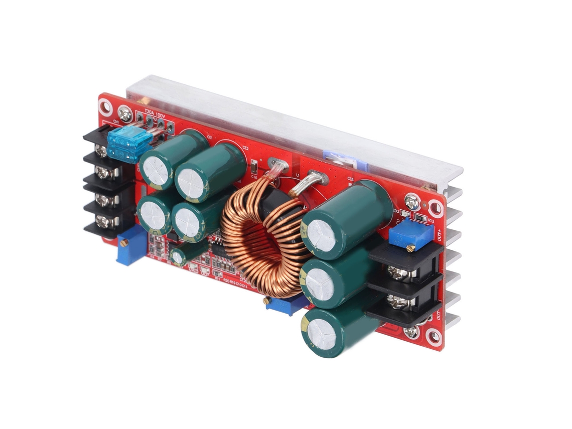 Módulo de refuerzo CC-CC de 1200 W, fuente de alimentación ajustable, regulador de voltaje constante y convertidor.