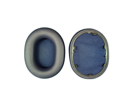 1 par de almohadillas de repuesto para auriculares de cuero proteico para SONY WH 1000XM4 Azul
