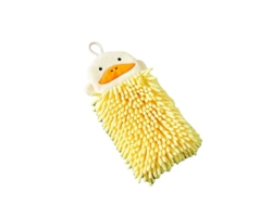 Rebe-toallas De Mano De Chenille Con Bordado Animal, Cocina - Pato Bordado