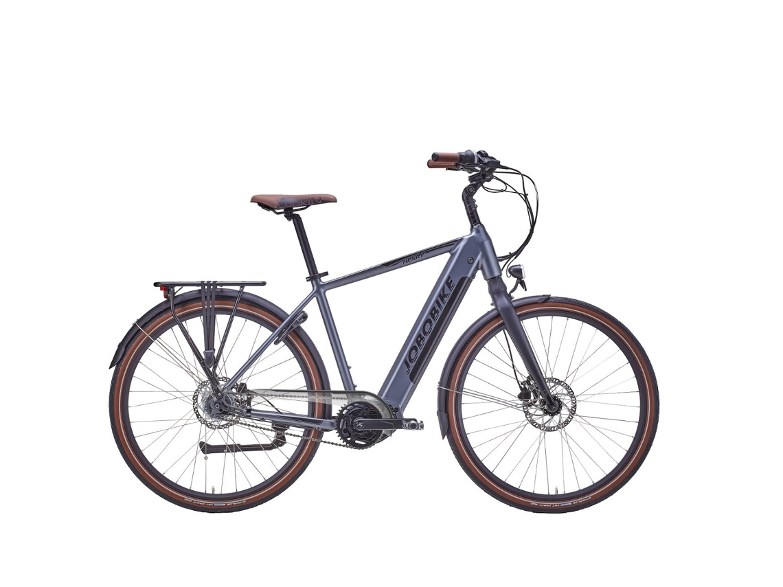 Bicicleta eléctrica Jobobike Henry de 250 W con motor de tracción central de 36 V y 14 Ah