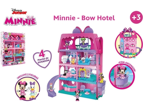 Casa de Muñecas MINNIE Minnie - Bow Hotel (Edad Mínima Recomendada: 3 años)