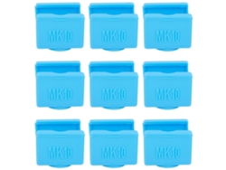 9pcs Mk10 Silicone Socks Instead Ceramic Insulation For Wanhao Dupicator D4/i3/for Dremel I3 Makerbot 2 Qidi Tech