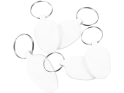 5 Herramientas De Plástico Blanco Para Rascar Boletos, Estructura Resistente.