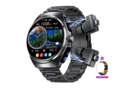 Reloj Inteligente con Auriculares para Iphone Android 1 Pantalla Redonda HD de 53 Pulgadas Realizar/Responder Llamadas YEMAESRE Fitness Tracker