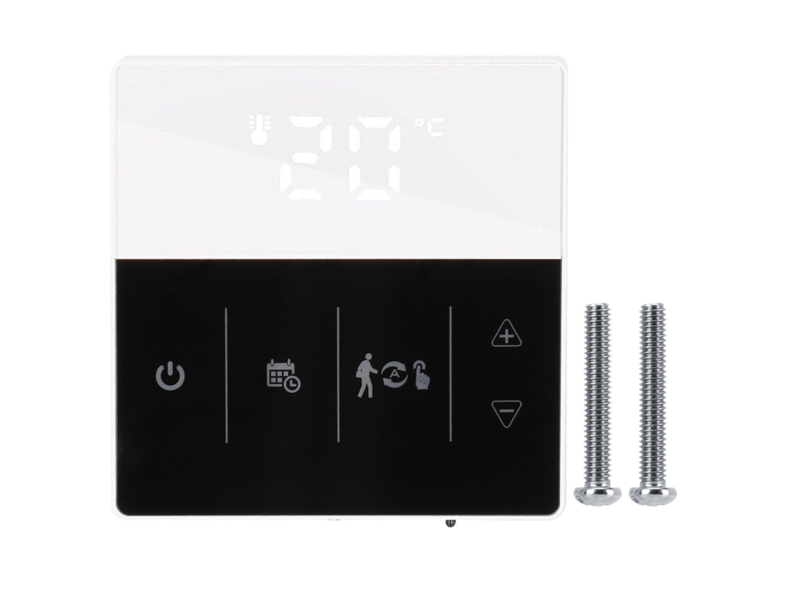 Termostato Mural Con Control De Temperatura Para Calefacción Por Suelo Radiante Y Agua Caliente Sanitaria, 110-250v.