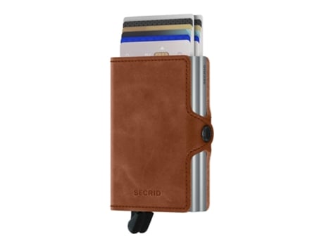Maletín Vintage de Hombre SECRID Twinwallet Cognac Marrón