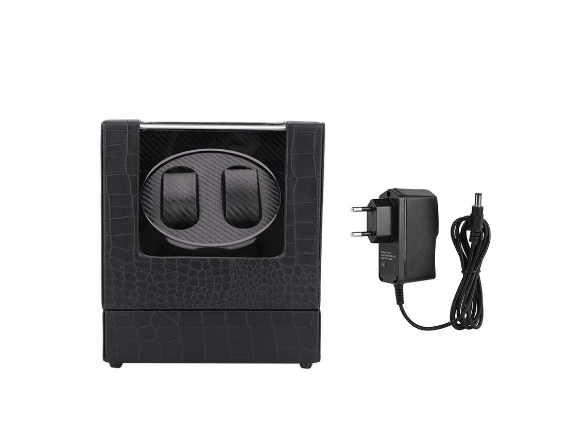 Estuche de carga automática para relojes mecánicos de fibra de carbono 20