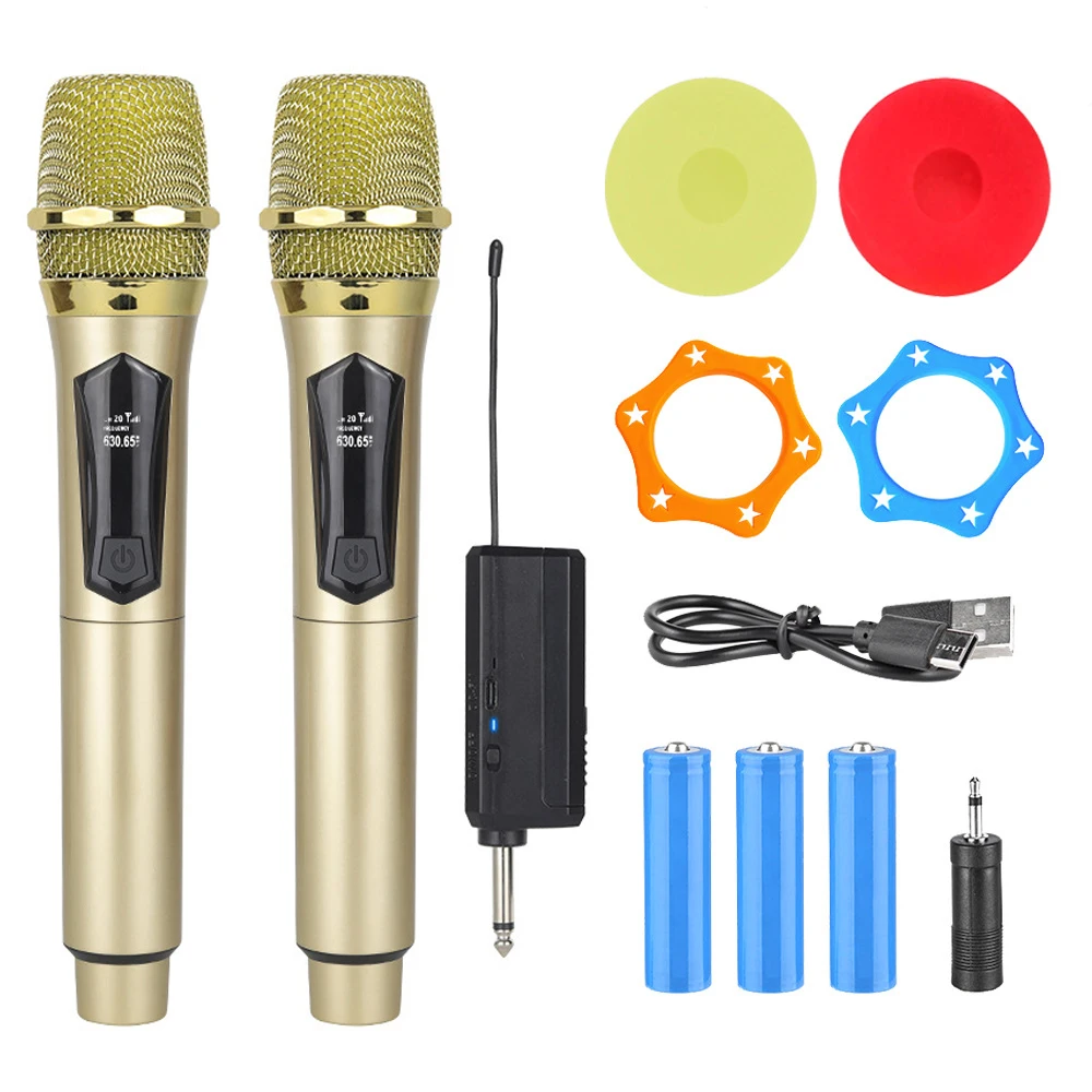 Micrófono Inalámbrico, Uhf De Frecuencia Fija, Micrófono De Mano