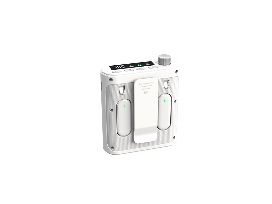 Mini megáfono inalámbrico portátil Digitallab para profesores e instructores (blanco)
