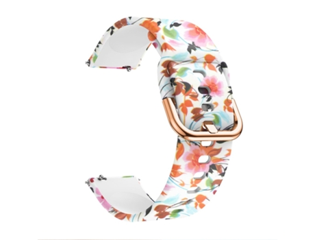 Correa de Silicona 22mm para Samsung Galaxy Watch Active - pájaro y flor