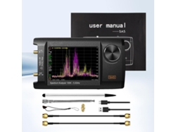 Analizador De Espectro Multifuncional Sa5, Pantalla Lcd Ips De 4", 100 Khz, 5,3 Ghz, Usb, 5000 Mah