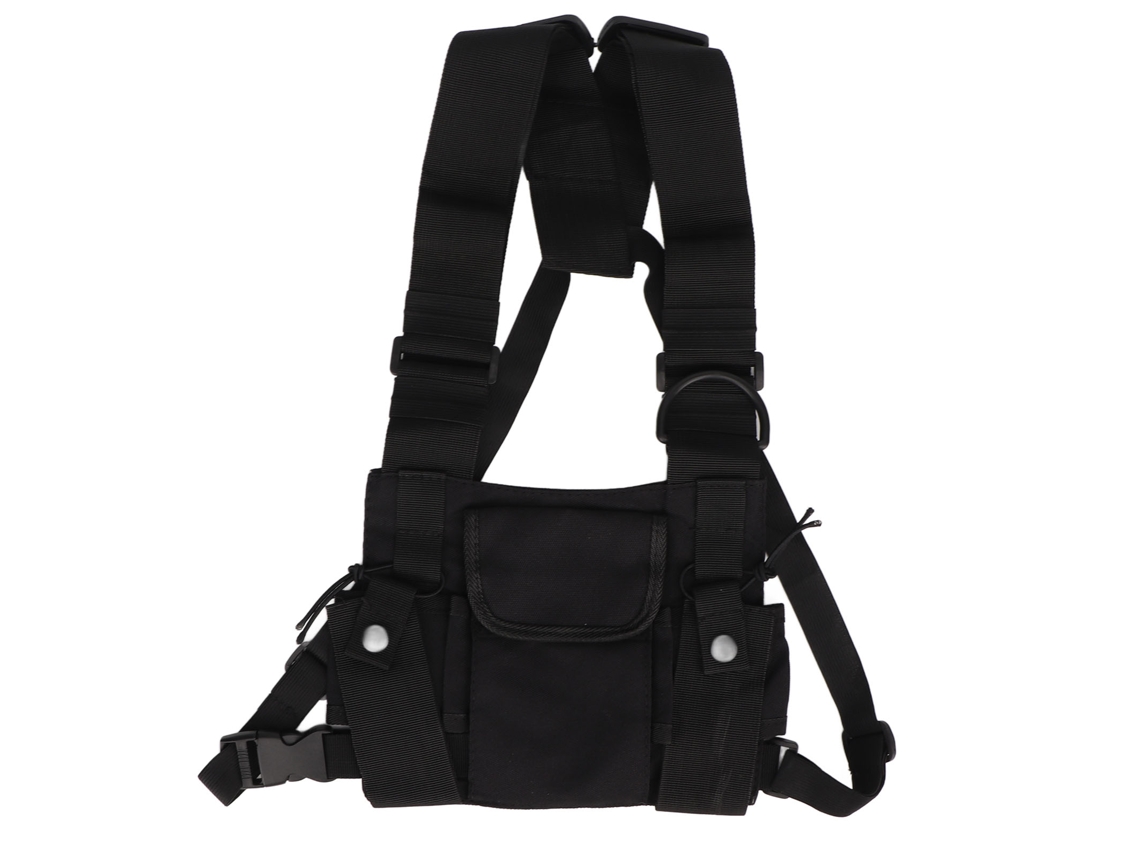 Bolsa Pectoral Oxford Para Walkie-talkie Con Correa Ajustable, Gran Capacidad, Universal Para Radios.
