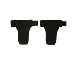 1 par de correas de levantamiento de pesas para entrenamiento deportivo con agarre de microfibra antideslizante.