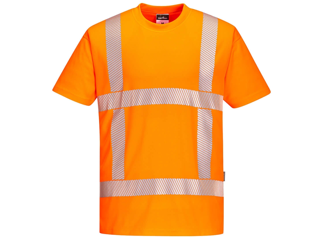 Camiseta de alta visibilidad Rws, ideal para trabajar al aire libre / Naranja / M Portwest