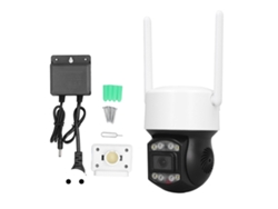 Cámara De Vigilancia Wifi Para Exteriores 1080p Con Seguimiento Automático, Visión Nocturna A Color Y Protección Ip66.