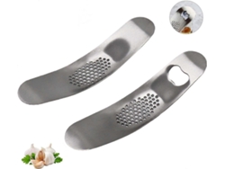 Juego de 2 prensas de ajo de acero inoxidable. Rosewell
