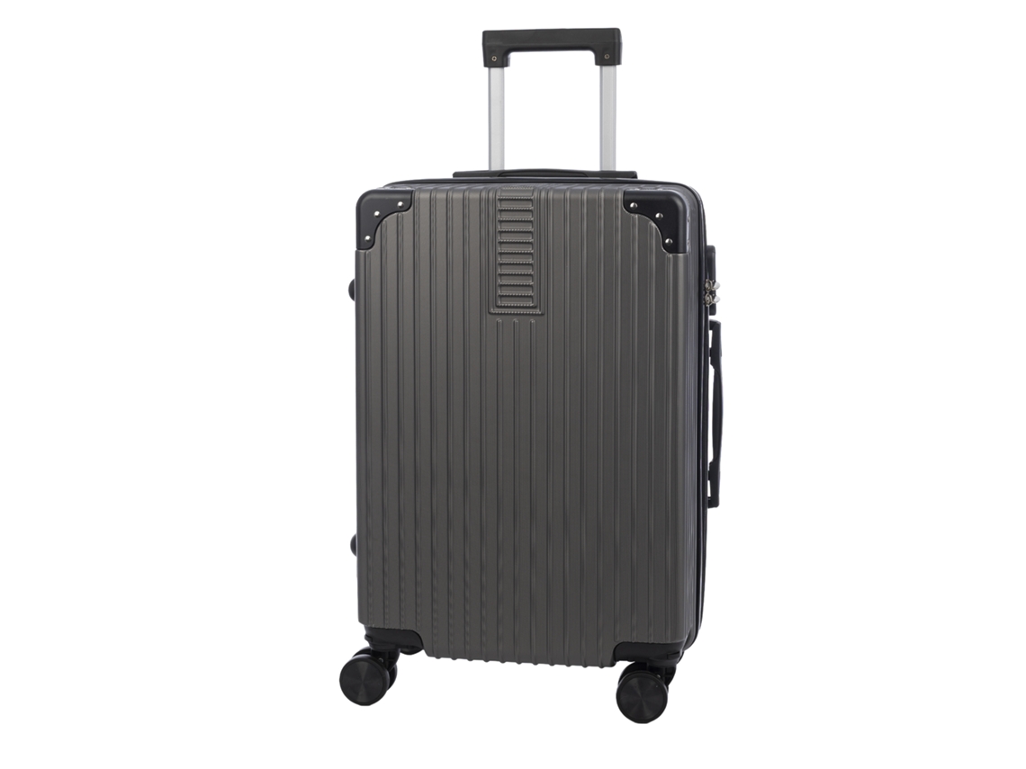 Maleta De Cabina Trolley En Material Ligero De Abs De Alta Resistencia Con Esquinas Reforzadas. Cerradura Numérica Y 4 Ruedas Extraíbles.