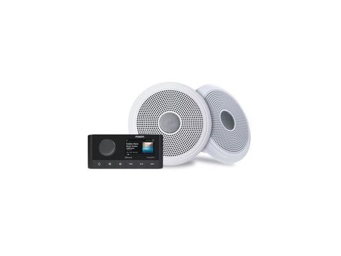 Equipo de música y radio marino + antena am/fm + 6 m de cables hp FUSION RA210 + HP XS-F65CWB