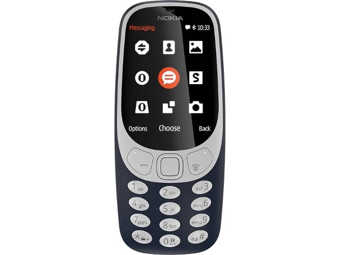 Teléfono móvil NOKIA 3310 (2.4'' - 2G - Azul)