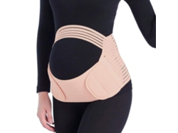 Cinta para Gravidez Cor Pele XL com Fecho Ajustável, Apoio Abdominal, Material Respirável e Discreto YANYXR
