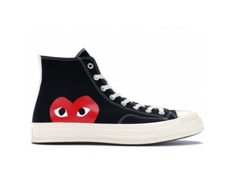 Zapatillas de Hombre CONVERSE Altas X Comme Des Garçons Negro (Talla: 44)