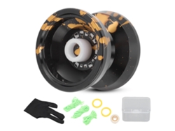 2026 Yoyo De Aleación Black Gold Para Jugadores Avanzados Juguete Fashionable Regalo De Cumpleaños Para Competiciones