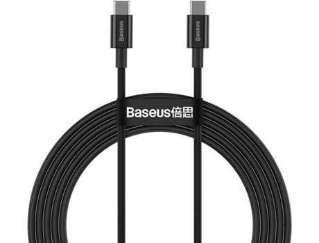 Cable BASEUS Catys-C01 (USB - USB - 2 m - Negro)