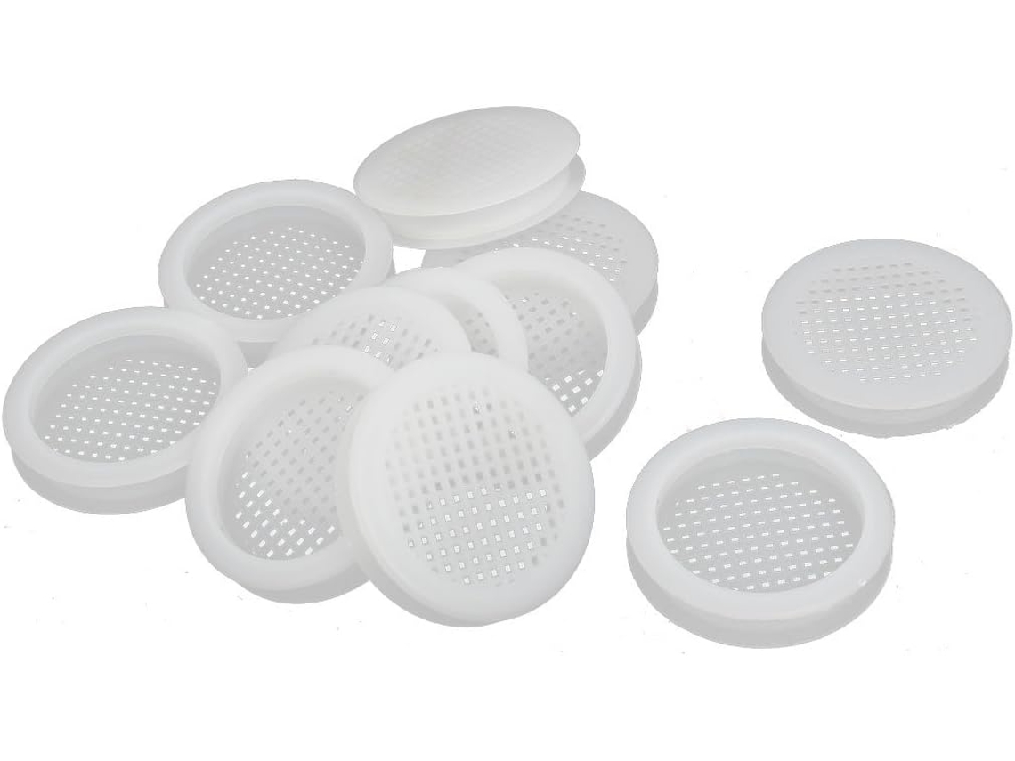 Aberturas De Ventilación Redondas De Malla Perforada De Plástico Para Armarios De Muebles.
