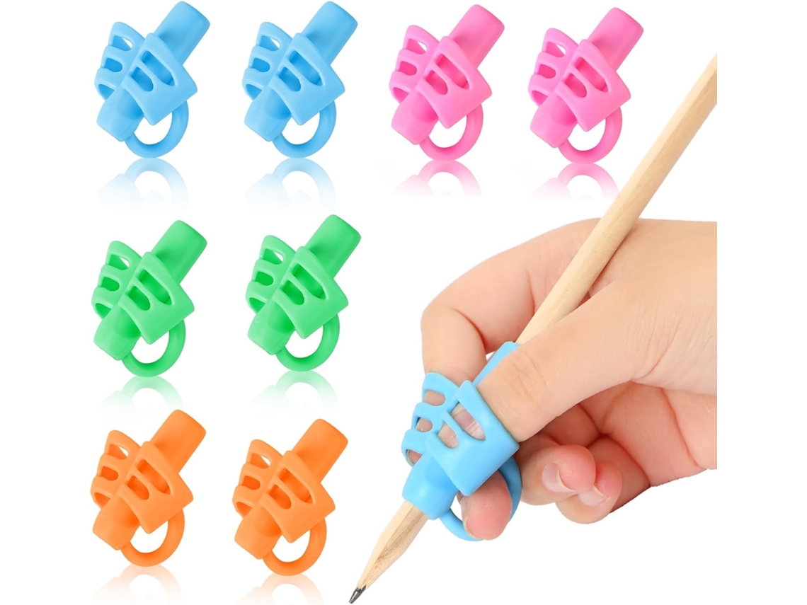Empuñaduras Chrui para lápices de escritura a mano para niños en edad preescolar y principiantes (8 piezas)