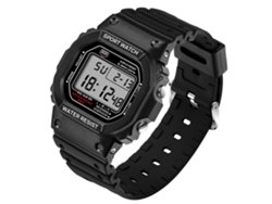 Correa De Acero Inoxidable Con Funda Protectora Negra Para Oppo Watch Free Negra