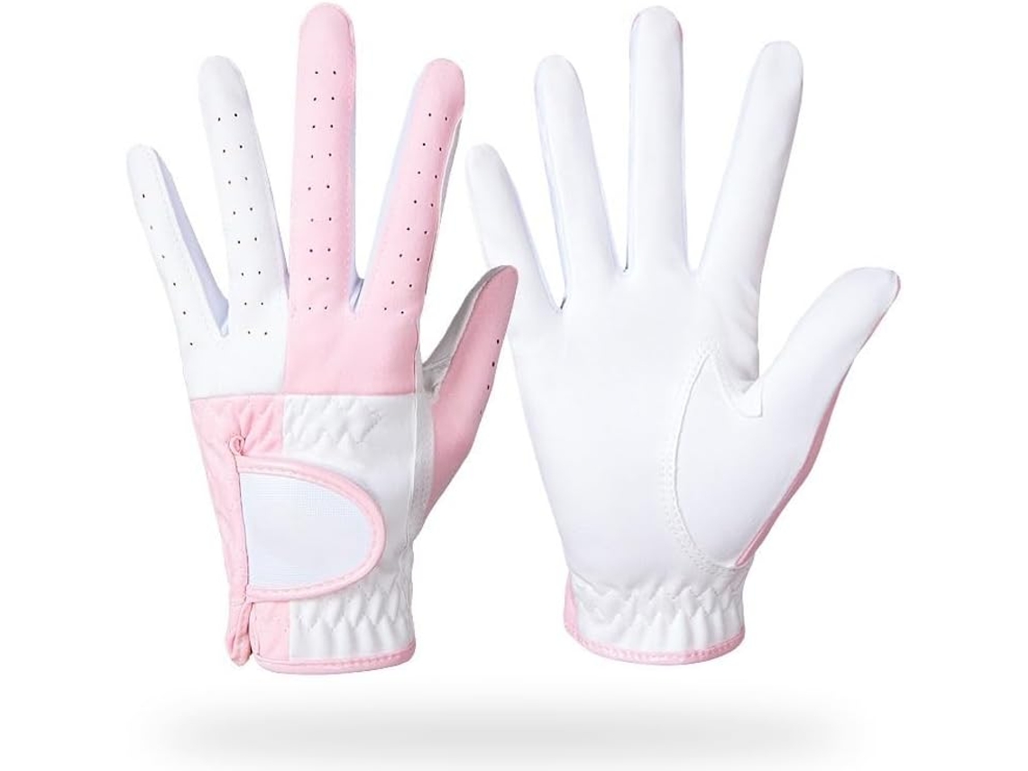 Luvas de Golfe, Luvas de Golfe e Tênis para Mulheres, Antiderrapantes, Respiráveis, Microfibra, Rosa, Azul, Mo
