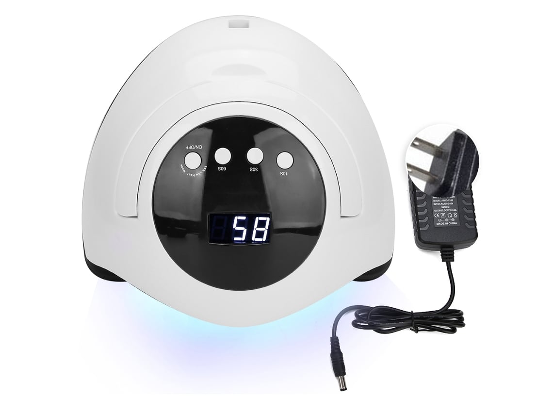Lámpara de secado LED UV Rebe Smart de 168 W para máquina de curado de esmalte de uñas en gel profesional, enchufe de 110-240 V (EE. UU.)