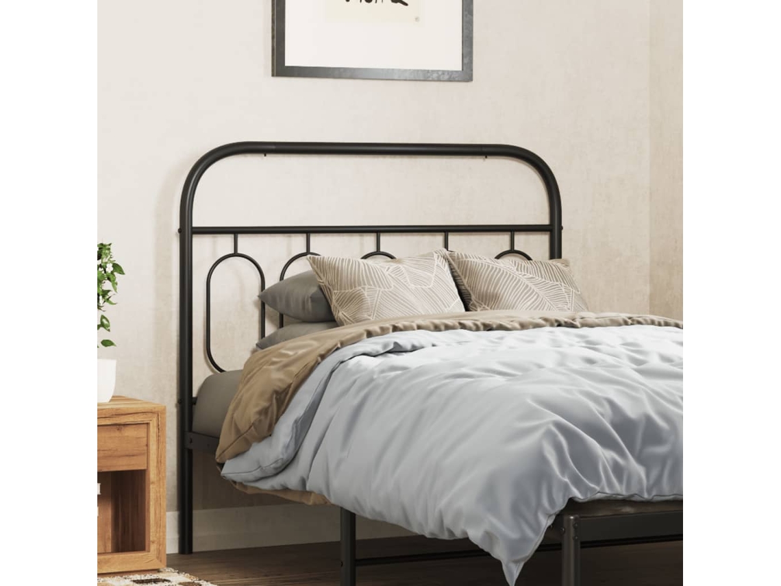 Cabecero De Metal Negro 107 Cm