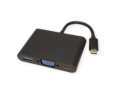 Value 12993201 Adaptador gráfico USB plateado
