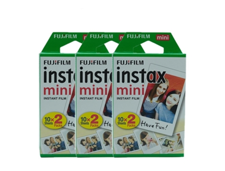 Recarga SLOWMOOSE Instax Mini-Papel de Borde Blanco (60 Hojas)
