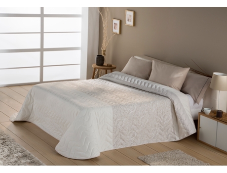 Colcha ESTORALIS Beige 270 x 270 cm