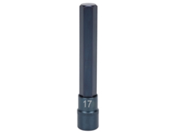 Destornillador Hexagonal, Acero S2, Extendido, 150x17 Mm, Puntas De Impacto, Adaptador De Vasos