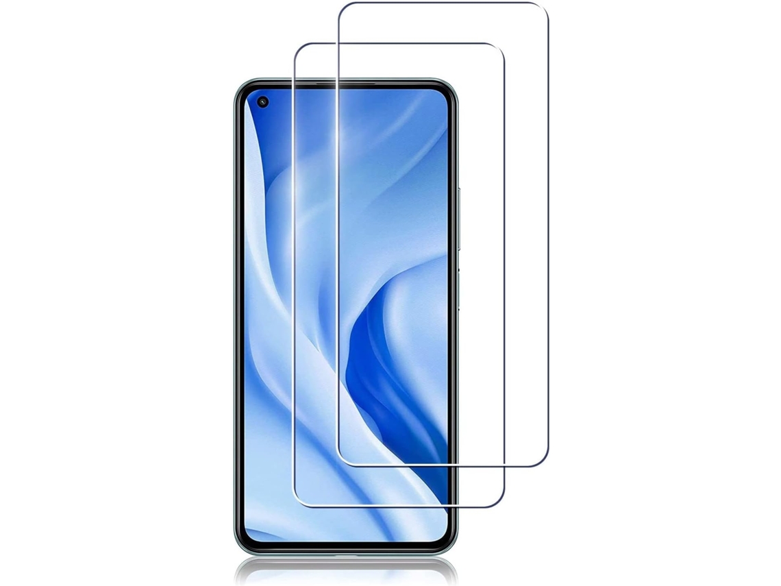 Conjunto de Protectores de Pantalla Lite Ne Protetora Arranhões Digital para Xiaomi 11 Lite 4G 5G HONGWE. Vidrio Templado (2un)
