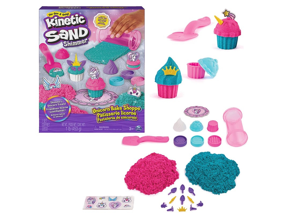 Kinetic Sand Pasteleria Unicornio SPIN MASTER  (3 años)