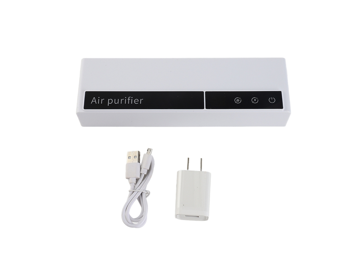 Purificador De Ar Portátil Com 4 Modos Para Quarto Casa Escritório Carro Remove Odor Oxigênio Ativo 5-35m²