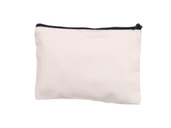 VIVILIYYA Blank Craft Bag Canvas Pen Pen Case, Saco De Maquiagem De Tela De Algodão Multipropósito