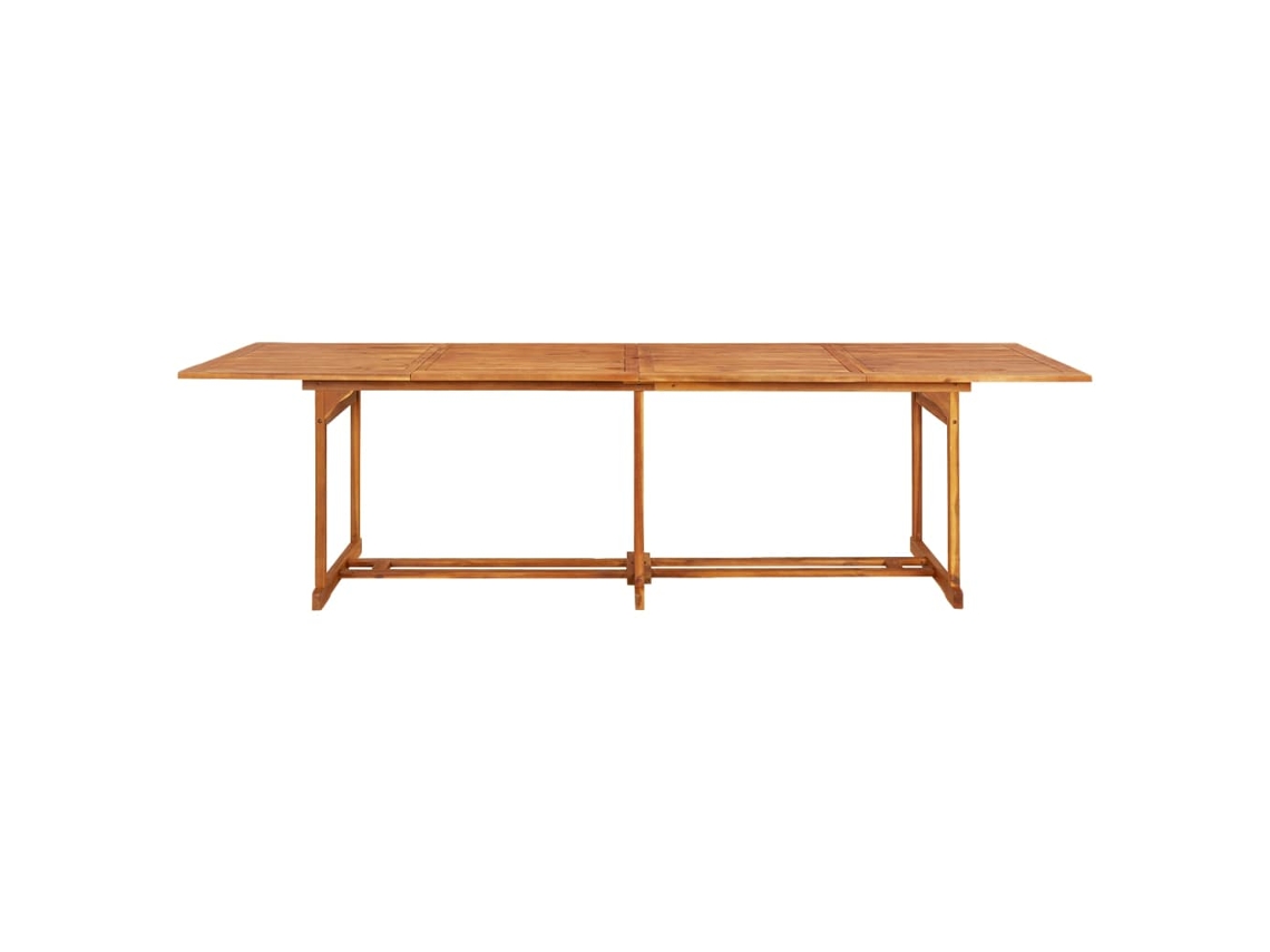 Mesa de comedor de jardín 280x90x75 cm Madera maciza de acacia MAISON EXCLUSIVE