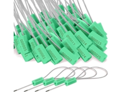 120 Precintos De Cable De Acero Numerados, Precintos De Seguridad Metálicos Para Remolques