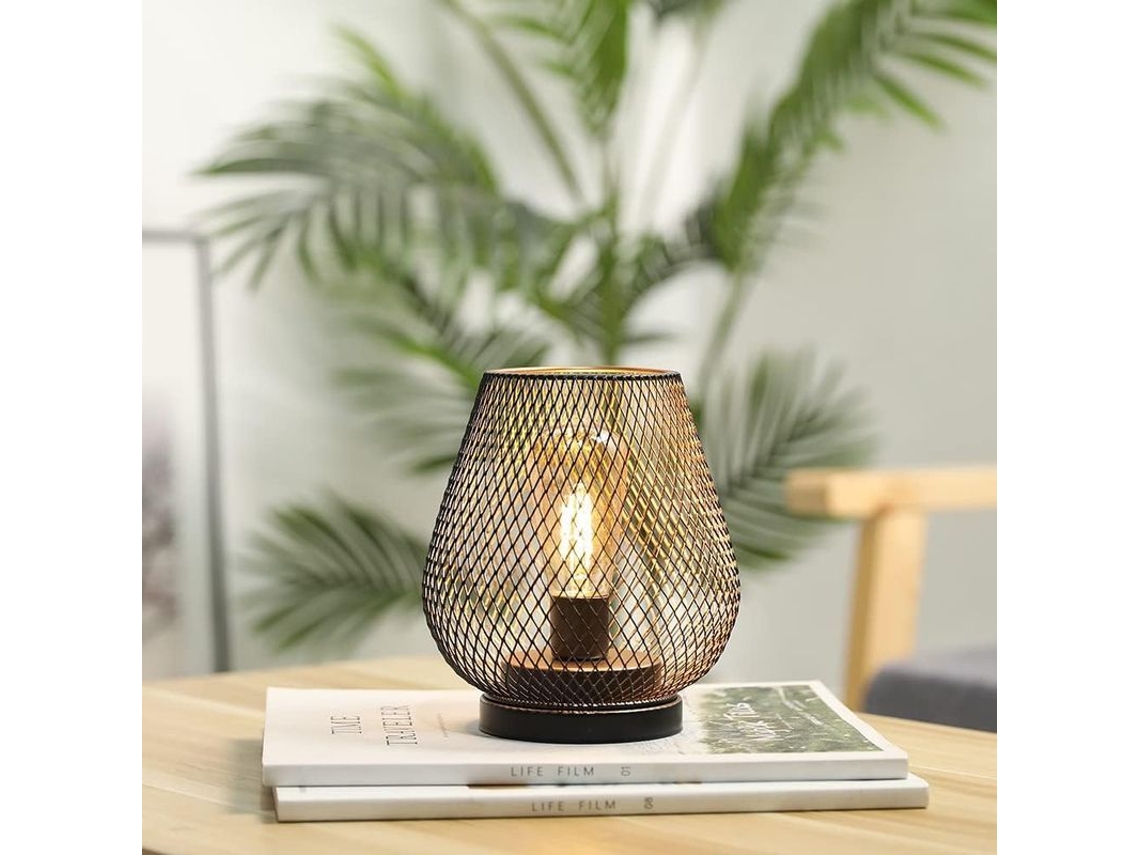 Linterna Led Con Cadena Metálica Y Batería - Ideal Para Bodas, Fiestas Y Uso En Interiores Y Exteriores.